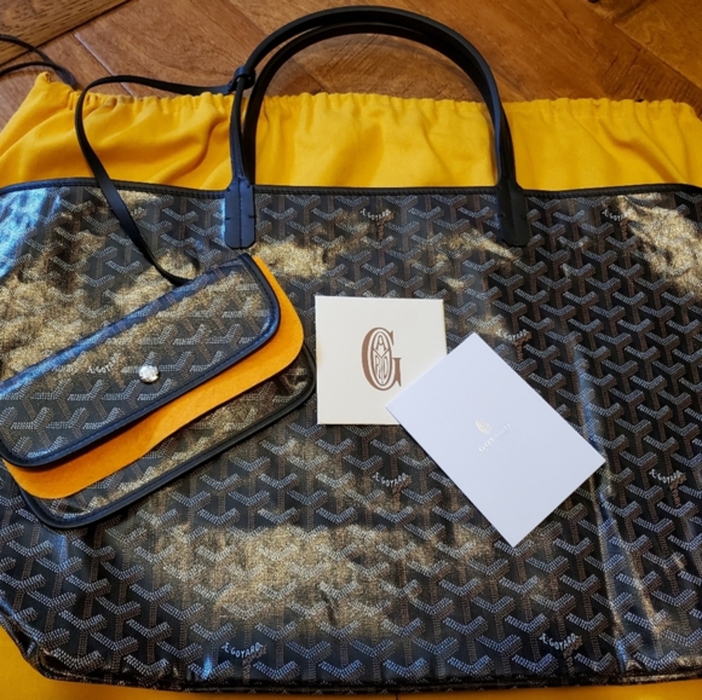 Goyard GM with small pouch